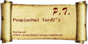 Pospischel Teréz névjegykártya